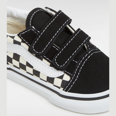 Vans TD Old Skool V (PRIMARY CHECK) BLK/WHITE VN0A38JNP0S1 Vans TD Old Skool V (PRIMARY CHECK) BLK/WHITE VN0A38JNP0S1