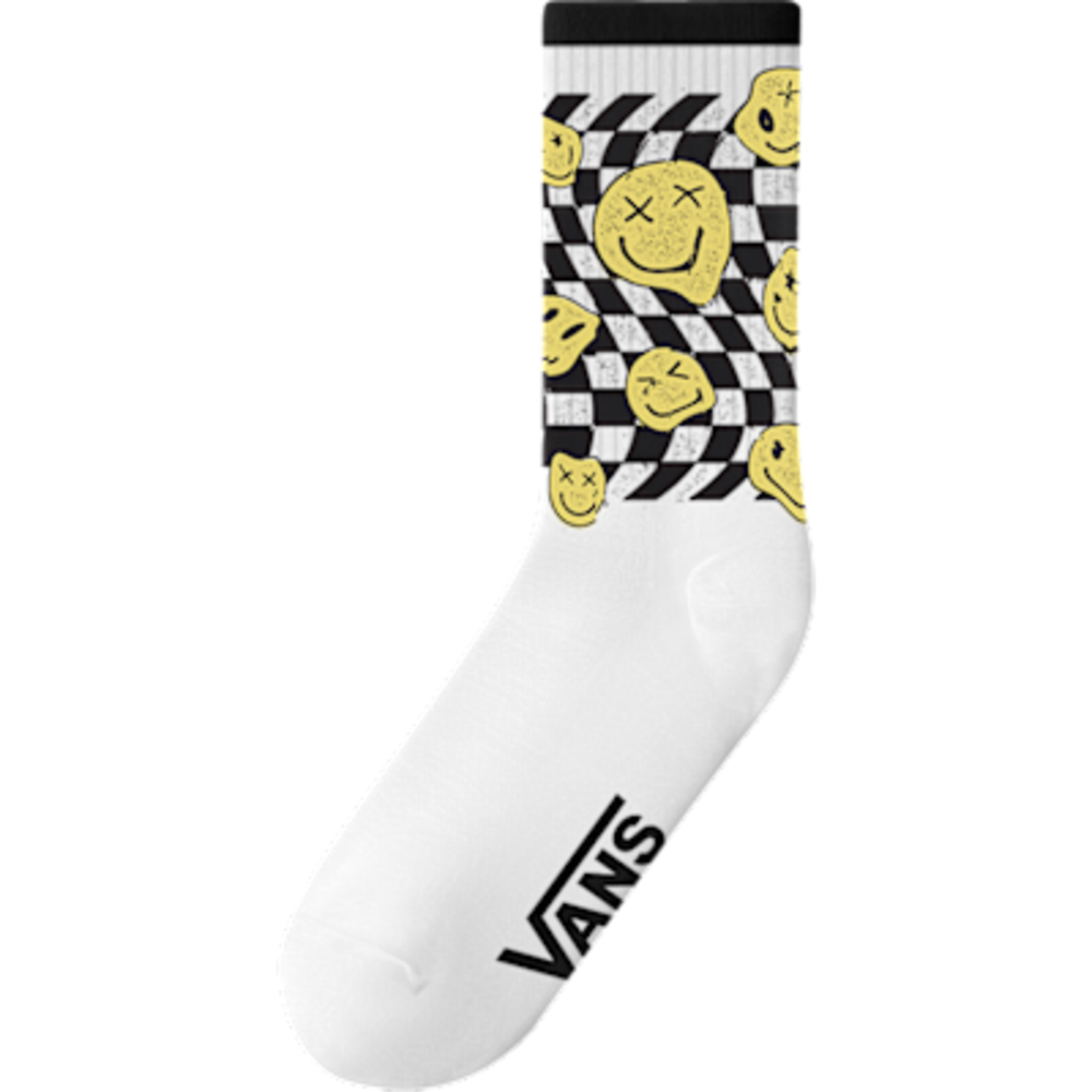 Vans checkerboard sokken met smiley's