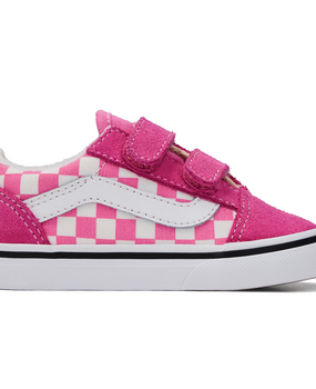 Vans Old Skool V COLOR THEORY CHECKERBOARD Pink Fizz