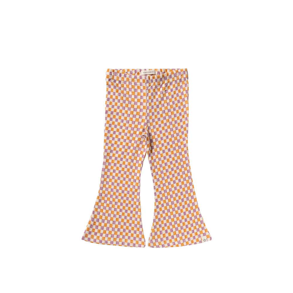 Your Wishes Mini Check | Flared Legging 998 Multicolor