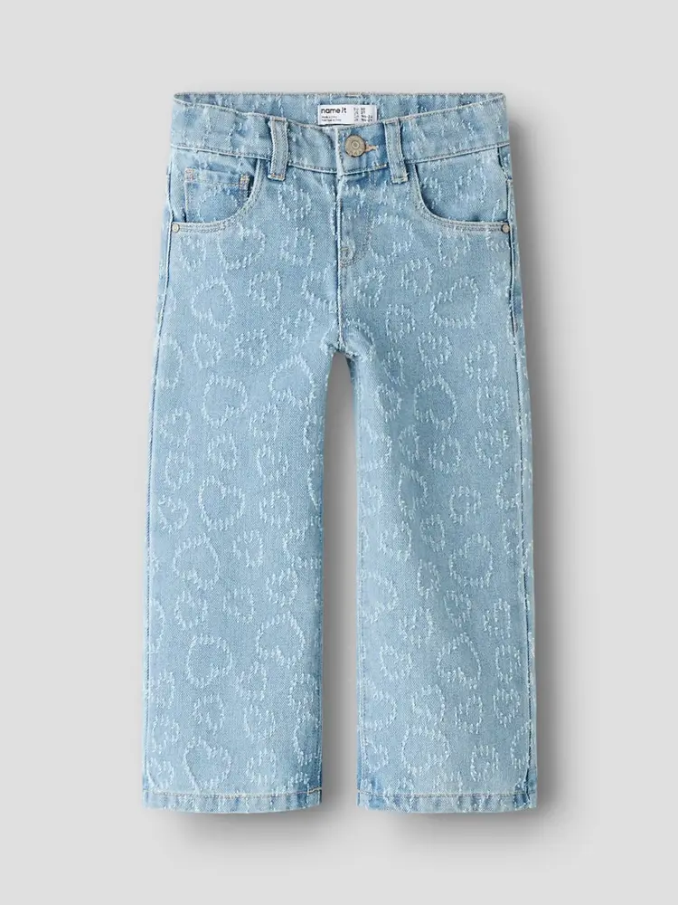 Name It 13252229 NMFROSE WIDE HEART JEANS 2015-DS H