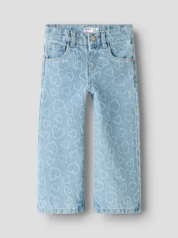 Name It 13252229 NMFROSE WIDE HEART JEANS 2015-DS H