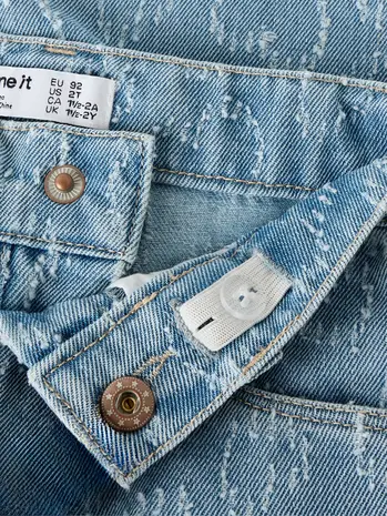 Name It 13252229 NMFROSE WIDE HEART JEANS 2015-DS H