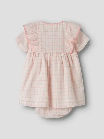 Lil Atelier jurk voor baby's roze