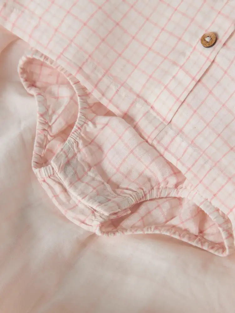 Lil Atelier jurk voor baby's roze