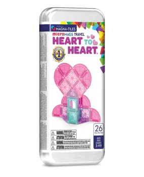 Magna Tiles Heart to Heart travel set 26ST