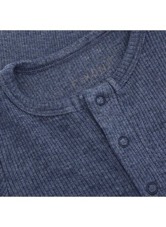 Fixoni Boxpakje Melange Rib 7929 Vintage Indigo