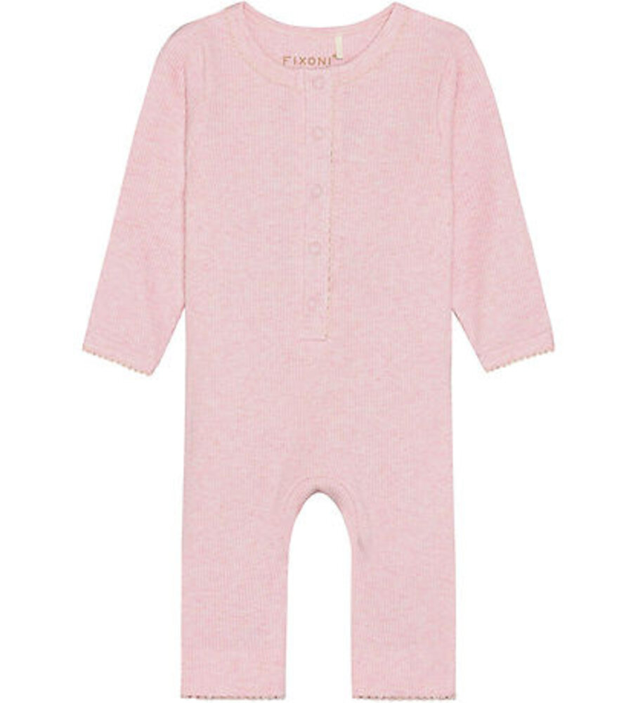 Fixoni Boxpakje Melange Rib 5304 Bleached Mauve