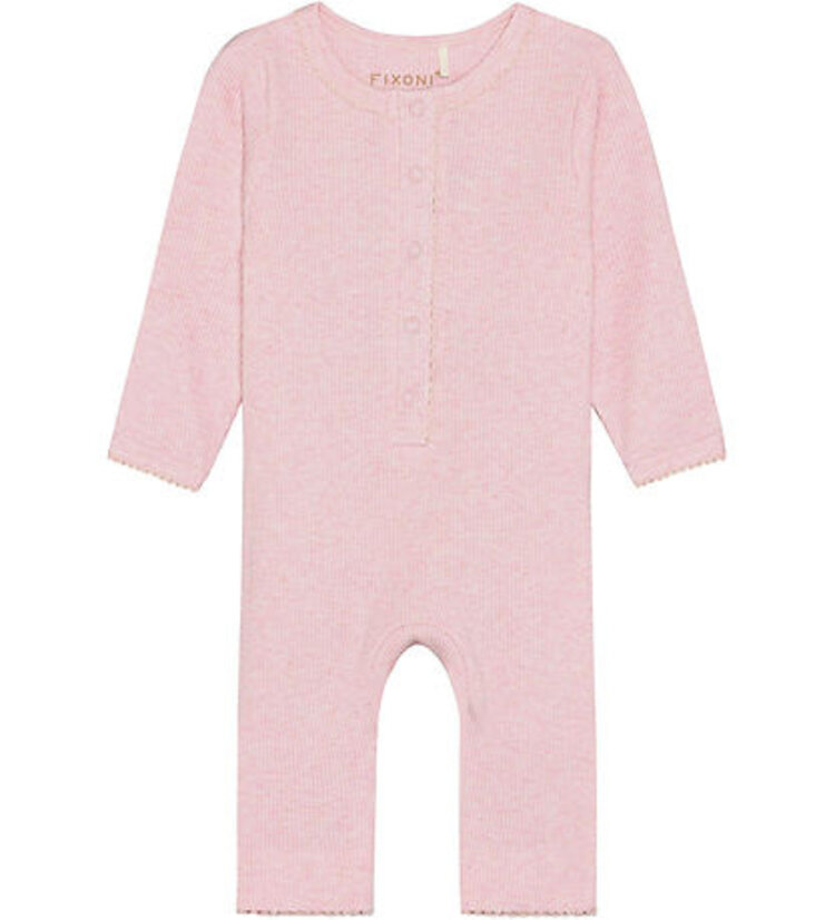Fixoni Boxpakje Melange Rib 5304 Bleached Mauve