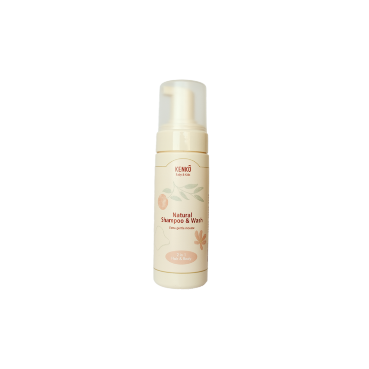 Kenkô Skincare Natural Shampoo & Wash mousse 150ML