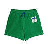 Mini Rodini Table tennis patch terry shorts green
