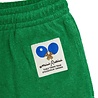 Mini Rodini Table tennis patch terry shorts green