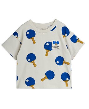 Mini Rodini Table tennis aop ss tee grey