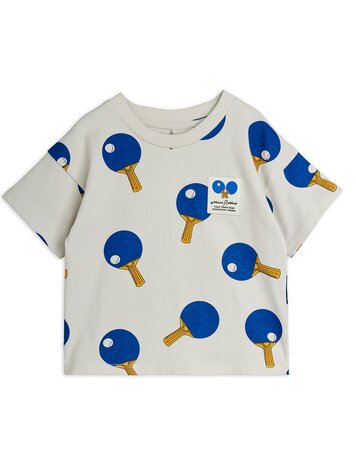 Mini Rodini Table tennis aop ss tee grey
