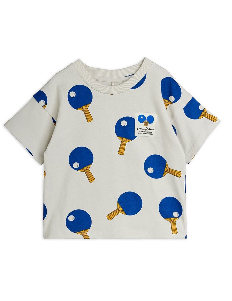 Mini Rodini Table tennis aop ss tee grey