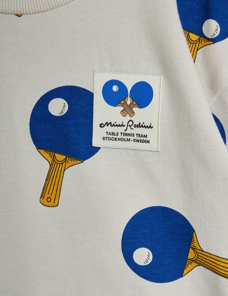 Mini Rodini Table tennis aop ss tee grey