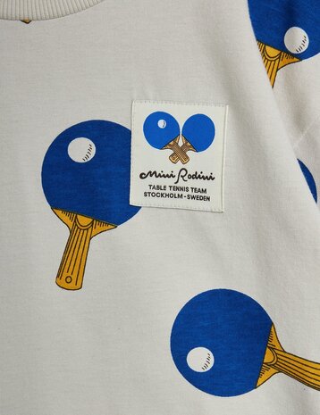 Mini Rodini Table tennis aop ss tee grey