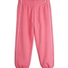 Mini Rodini Plain piping sweatpants pink