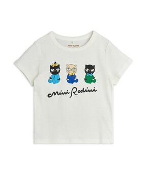 Mini Rodini Minibabies sp ss tee white