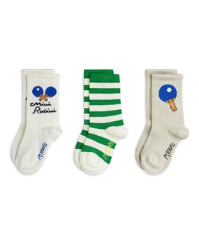 Mini Rodini Table tennis 3-pack socks