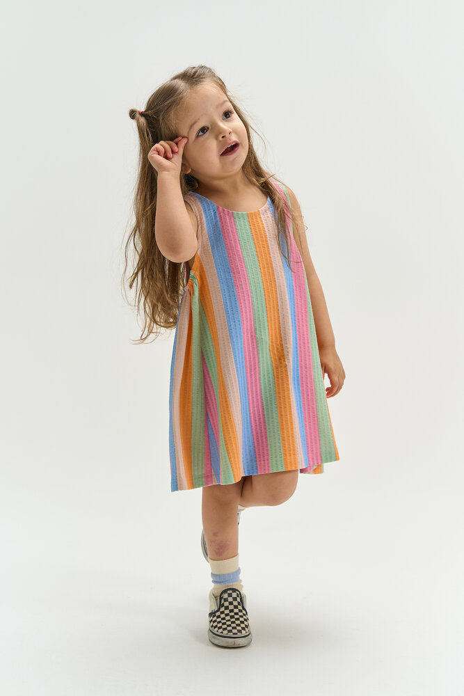 The New TNSTTracie S_L Dress Multi Stripe