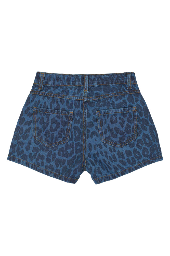 The New TNPrima Regular Fit Denim Shorts Medium Blue Denim AOP