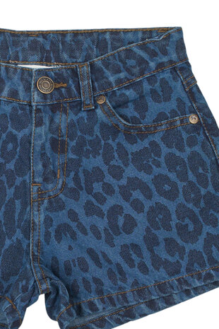 The New TNPrima Regular Fit Denim Shorts Medium Blue Denim AOP