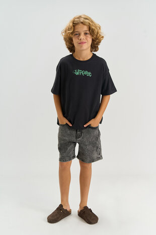 The New TNJosh Denim Shorts LIGHT GREY DENIM