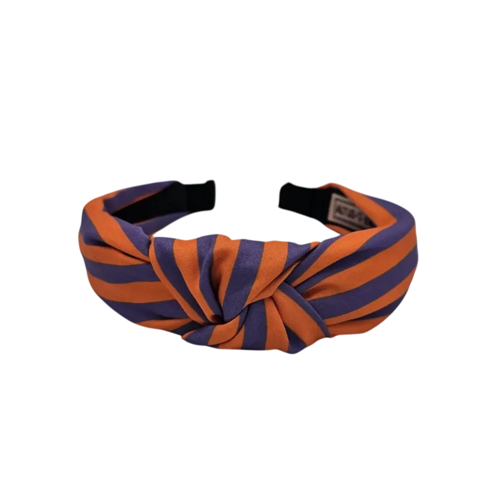 Altijd Knap Haarband Sunny Stripes Paars Oranje Altijd Knap Haarband Sunny Stripes Paars Oranje