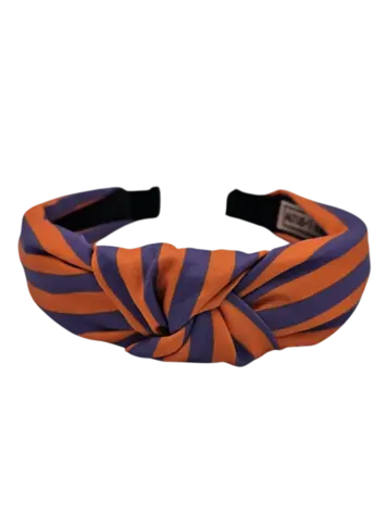Altijd Knap Haarband Sunny Stripes Paars Oranje