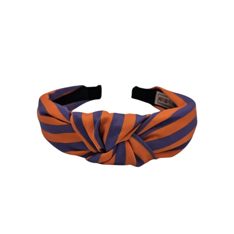 Altijd Knap Haarband Sunny Stripes Paars Oranje