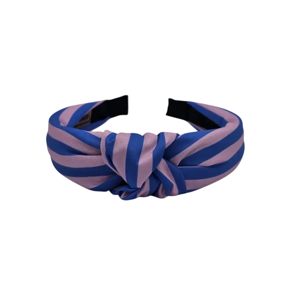 Altijd Knap Haarband Sunny Stripes Blauw Roze Altijd Knap Haarband Sunny Stripes Blauw Roze