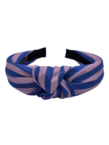Altijd Knap Haarband Sunny Stripes Blauw Roze