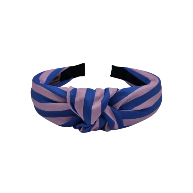 Altijd Knap Haarband Sunny Stripes Blauw Roze