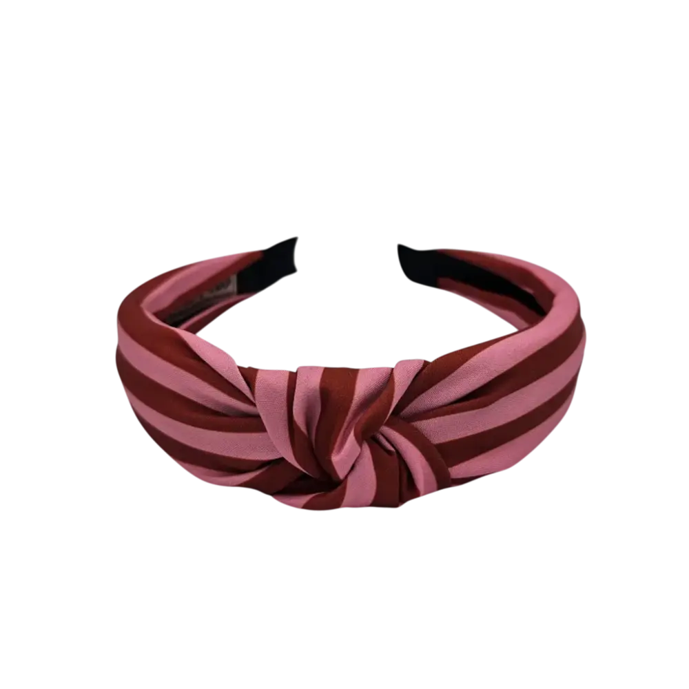 Altijd Knap Haarband Sunny Stripes Rood Roze Altijd Knap Haarband Sunny Stripes Rood Roze