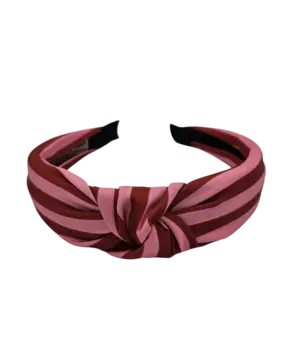 Altijd Knap Haarband Sunny Stripes Rood Roze