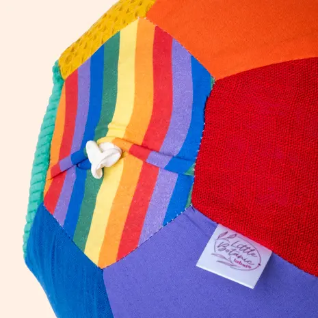 Little Botanic label Sensorische Ballonbal Regenboog