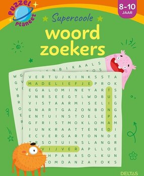 Deltas Puzzelplaneet - Supercoole woordzoekers (8-10 jaar)