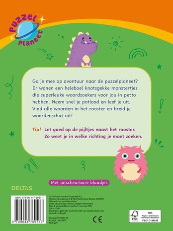 Deltas Puzzelplaneet - Supercoole woordzoekers (8-10 jaar)