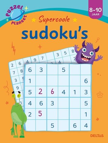 Deltas Puzzelplaneet - Supercoole sudoku's (8-10 jaar)