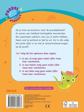 Deltas Puzzelplaneet - Supercoole sudoku's (8-10 jaar) Deltas Puzzelplaneet - Supercoole sudoku's (8-10 jaar)