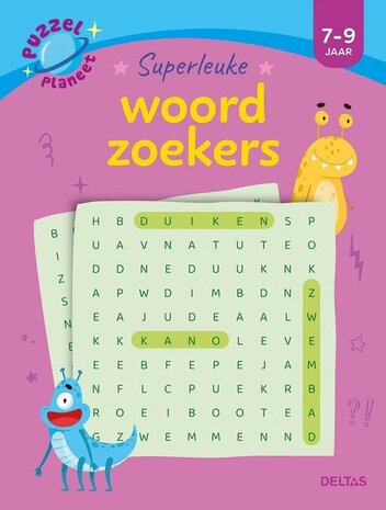 Deltas Puzzelplaneet - Superleuke woordzoekers (7-9 jaar) Deltas Puzzelplaneet - Superleuke woordzoekers (7-9 jaar)