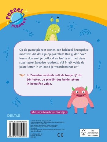 Deltas Puzzelplaneet - Megacoole Zweedse raadsels (9-11 jaar) Deltas Puzzelplaneet - Megacoole Zweedse raadsels (9-11 jaar)