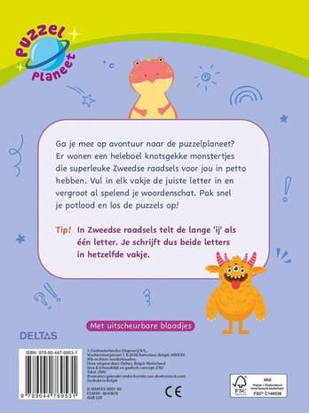 Deltas Puzzelplaneet - Superleuke Zweedse raadsels (7-9 jaar) Deltas Puzzelplaneet - Superleuke Zweedse raadsels (7-9 jaar)