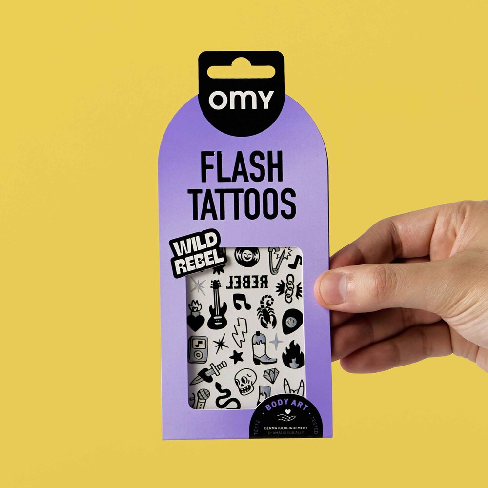 OMY Flash Tattoo - Wild Rebel OMY Flash Tattoo - Wild Rebel