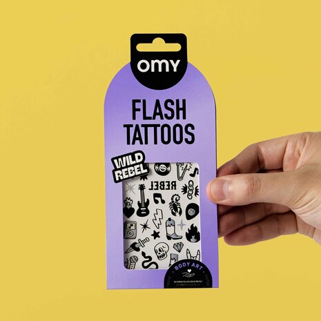 OMY Flash Tattoo - Wild Rebel OMY Flash Tattoo - Wild Rebel