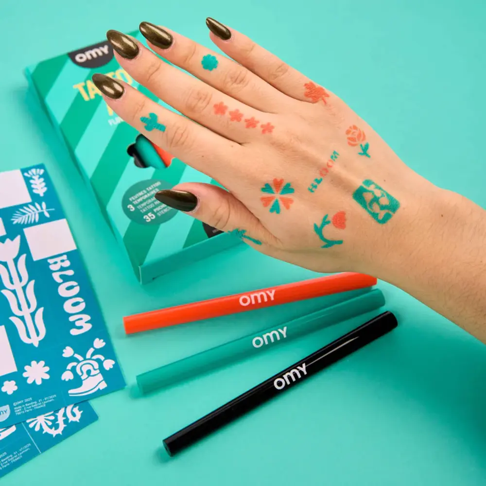 OMY Tattoo Art - Flower Power OMY Tattoo Art - Flower Power