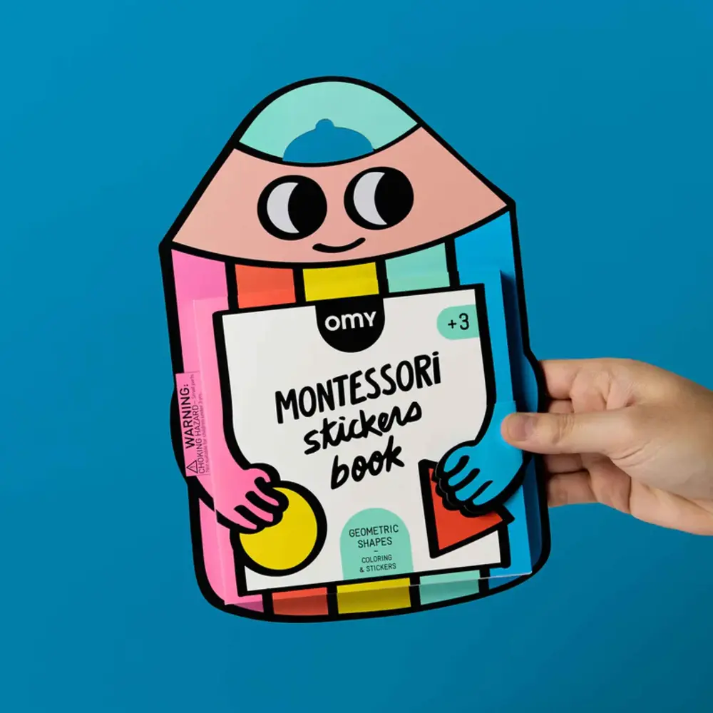 OMY Montessori Stickerboek - Vormen OMY Montessori Stickerboek - Vormen