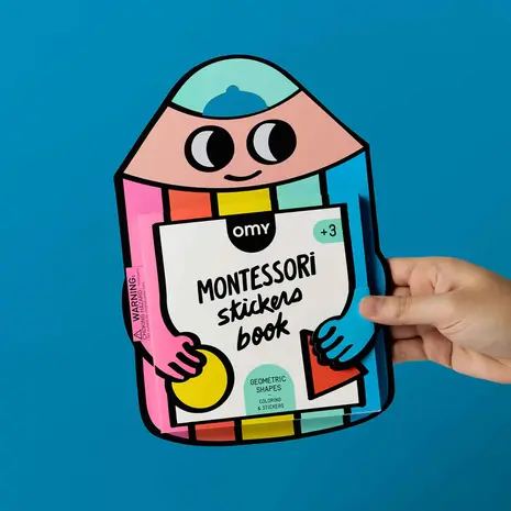 OMY Montessori Stickerboek - Vormen OMY Montessori Stickerboek - Vormen