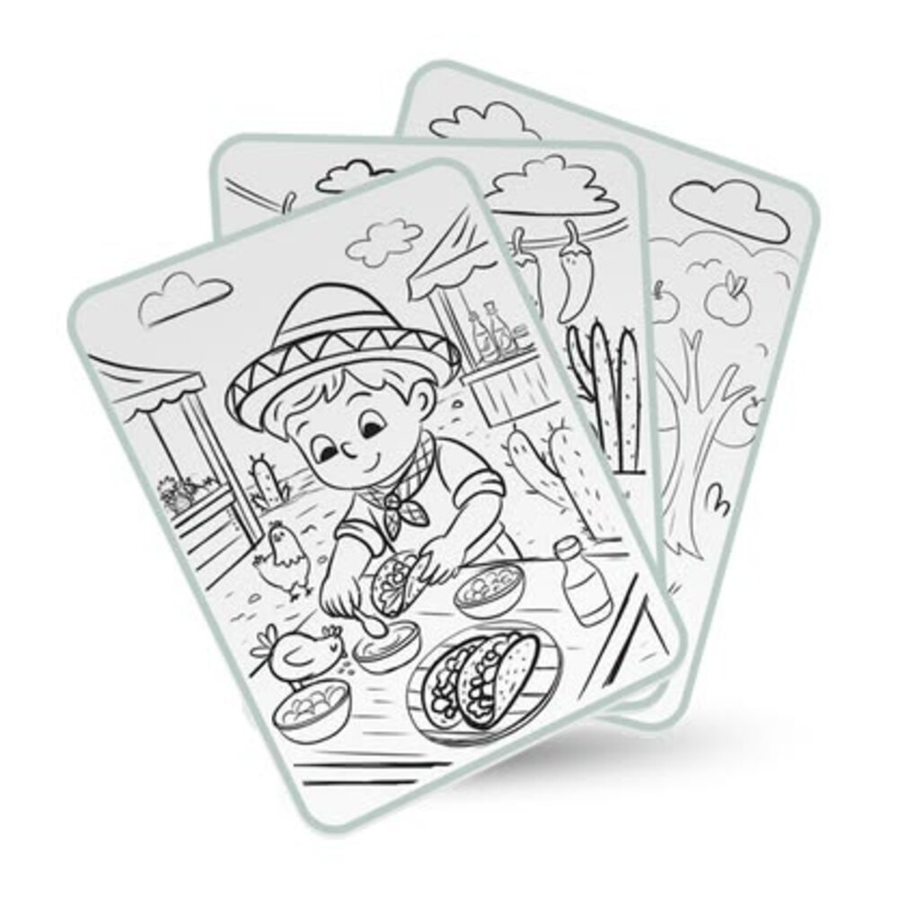 Kidywolf K-DRAW-PAD Food 6+